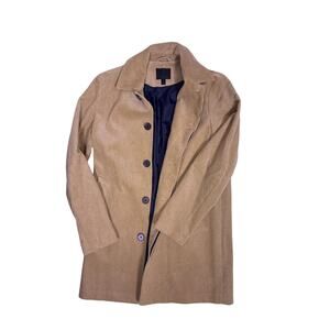 ASOS XS Light Brown Corduroy Long Coat Old Money Cottagecore Classic